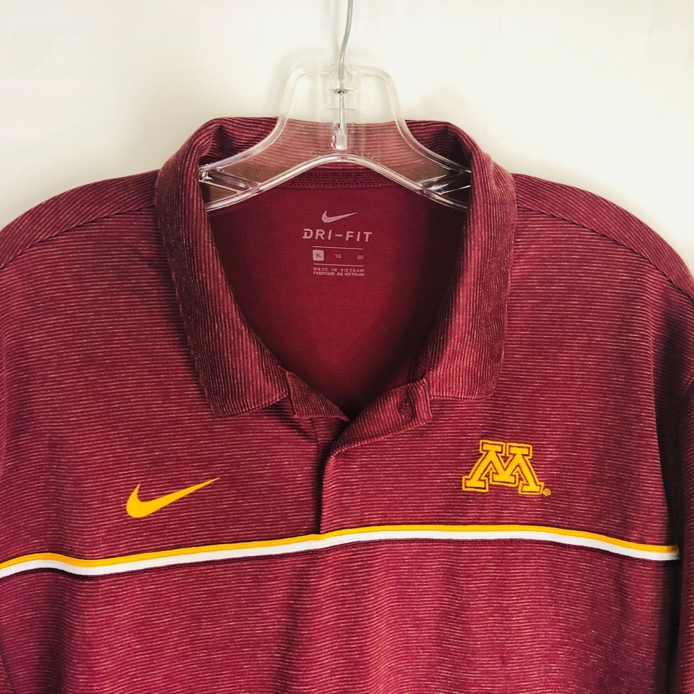 Minnesota Golden Gophers Nike Men's Size XL Golf‎ Polo Shirt